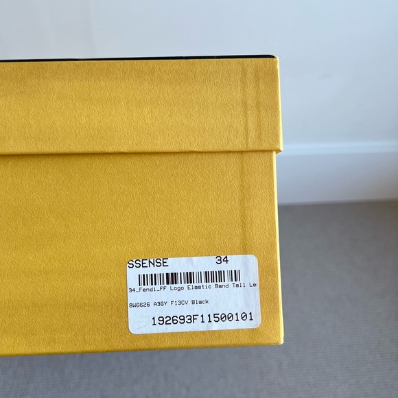 Fendi FF Logo ‘Forever Fendi’ Tall Boots in Size EU 34 - Picture 8 of 9